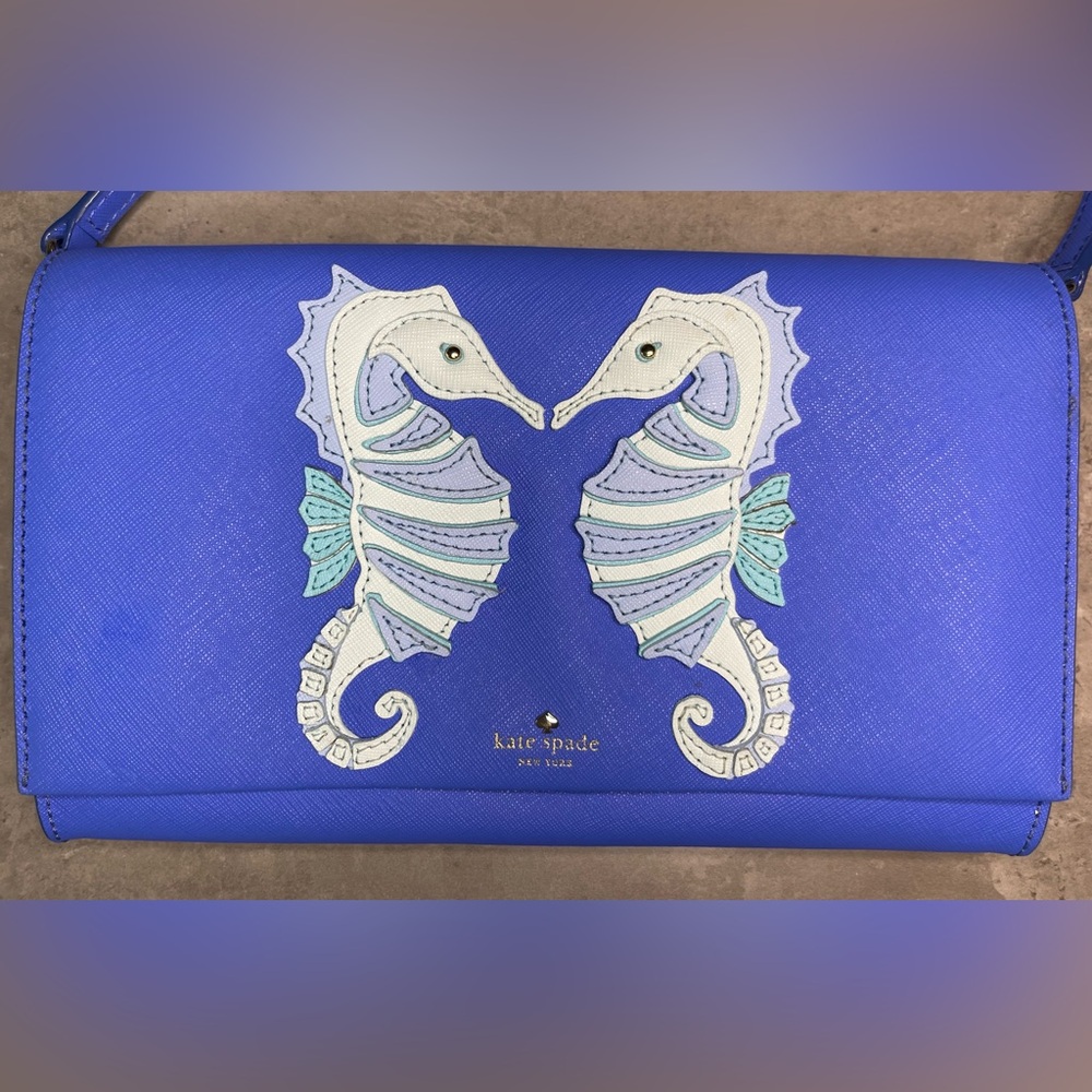 Kate Spade Seahorse Crossbody “Breath of Fresh Air”
